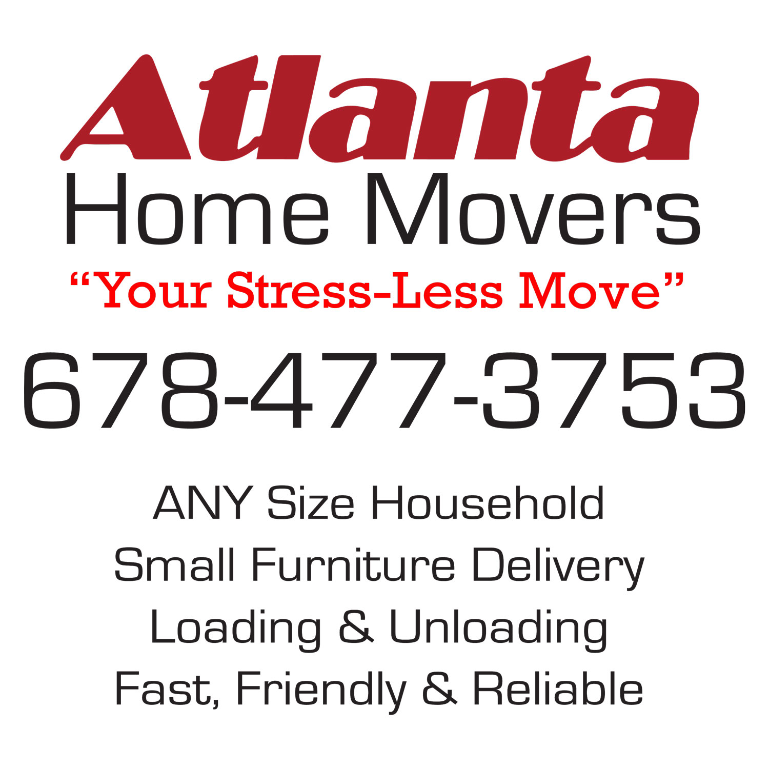 Atlanta Home Movers LLC The Best Moving Company In Atlanta GA   Atlanta Home Movers 17ft Truck Rear 